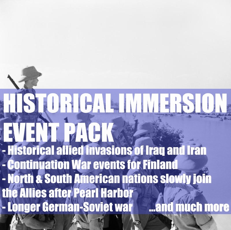 Historical Immersion Event Pack For Beautiful States Reborn