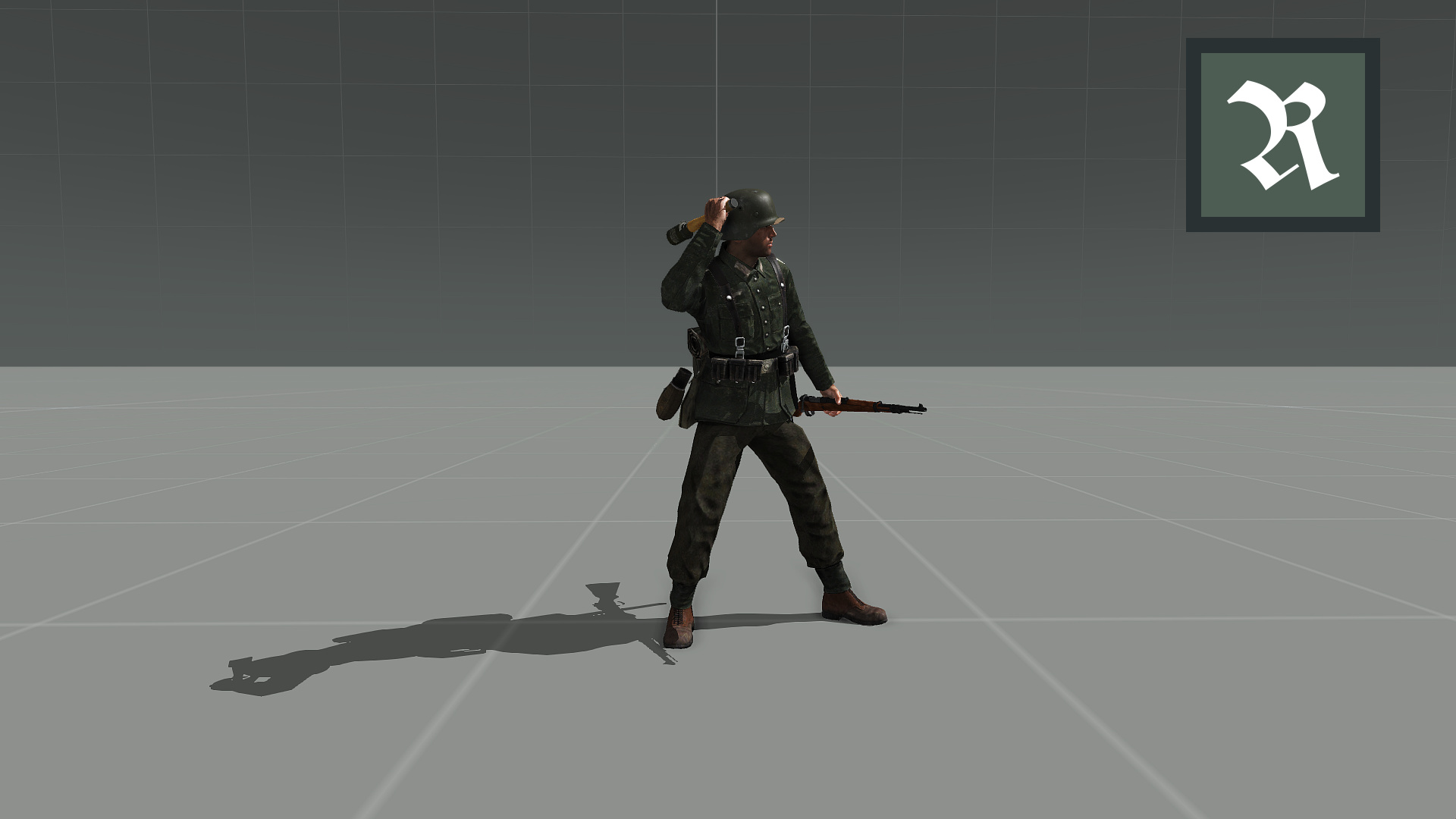 WW2 M24 Throw Pose preview