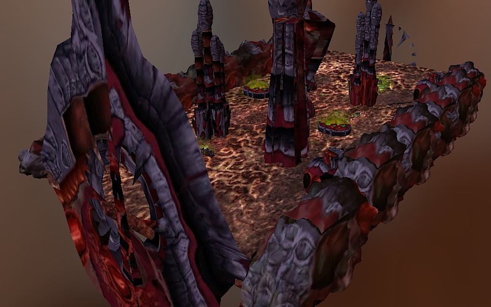 Onslaught Bioship Hangar Bay