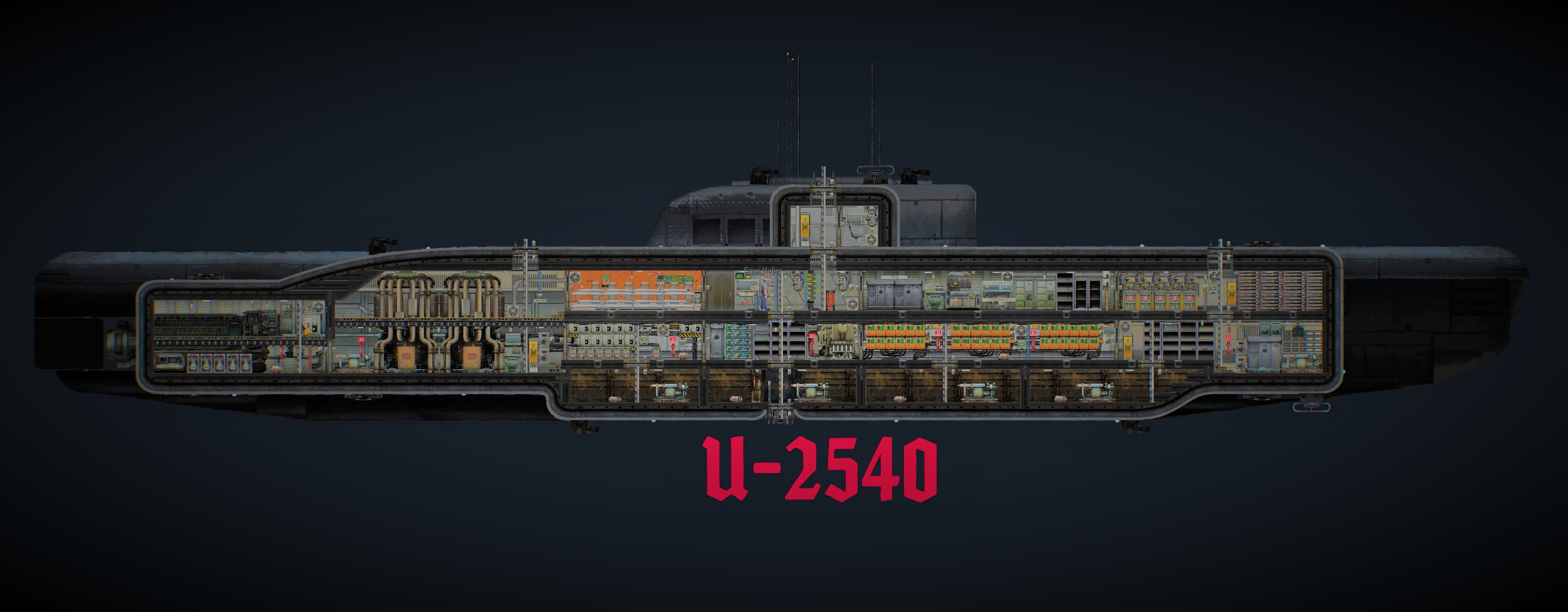 U-2540 Elektroboot – Barotrauma Mod