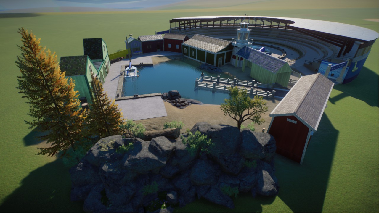 Gray seal show habitat