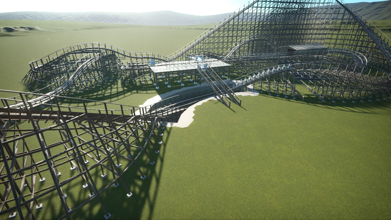 Falcon, Themeless Custom Supported Wooden Coaster