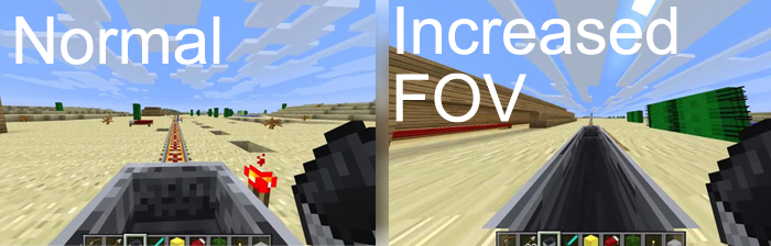 90 Degree First-Person FOV