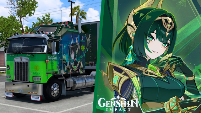 Kenworth K100 Nefer - Genshin Impact [Combo Skin]