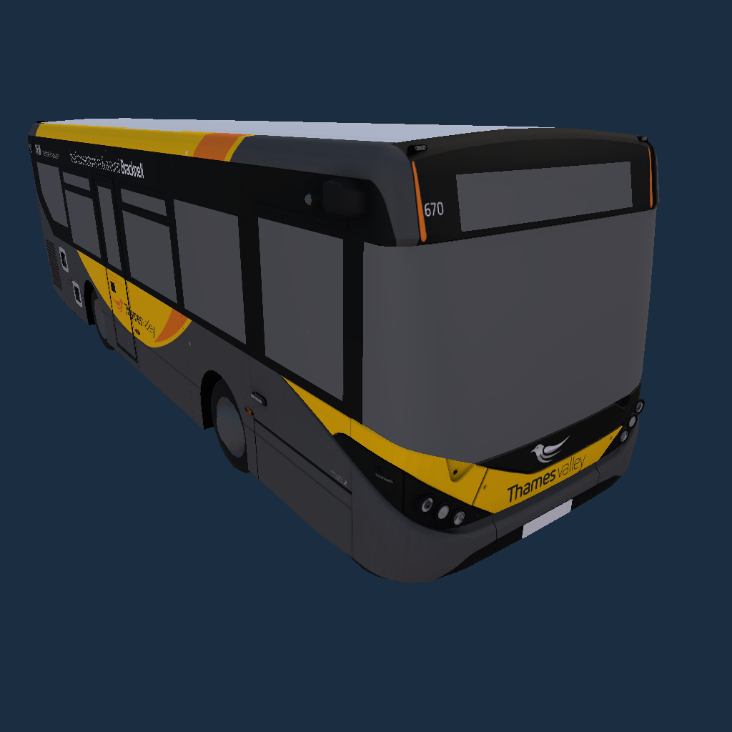 Thames Valley Buses 670 YX67 UYM Bracknell Livery