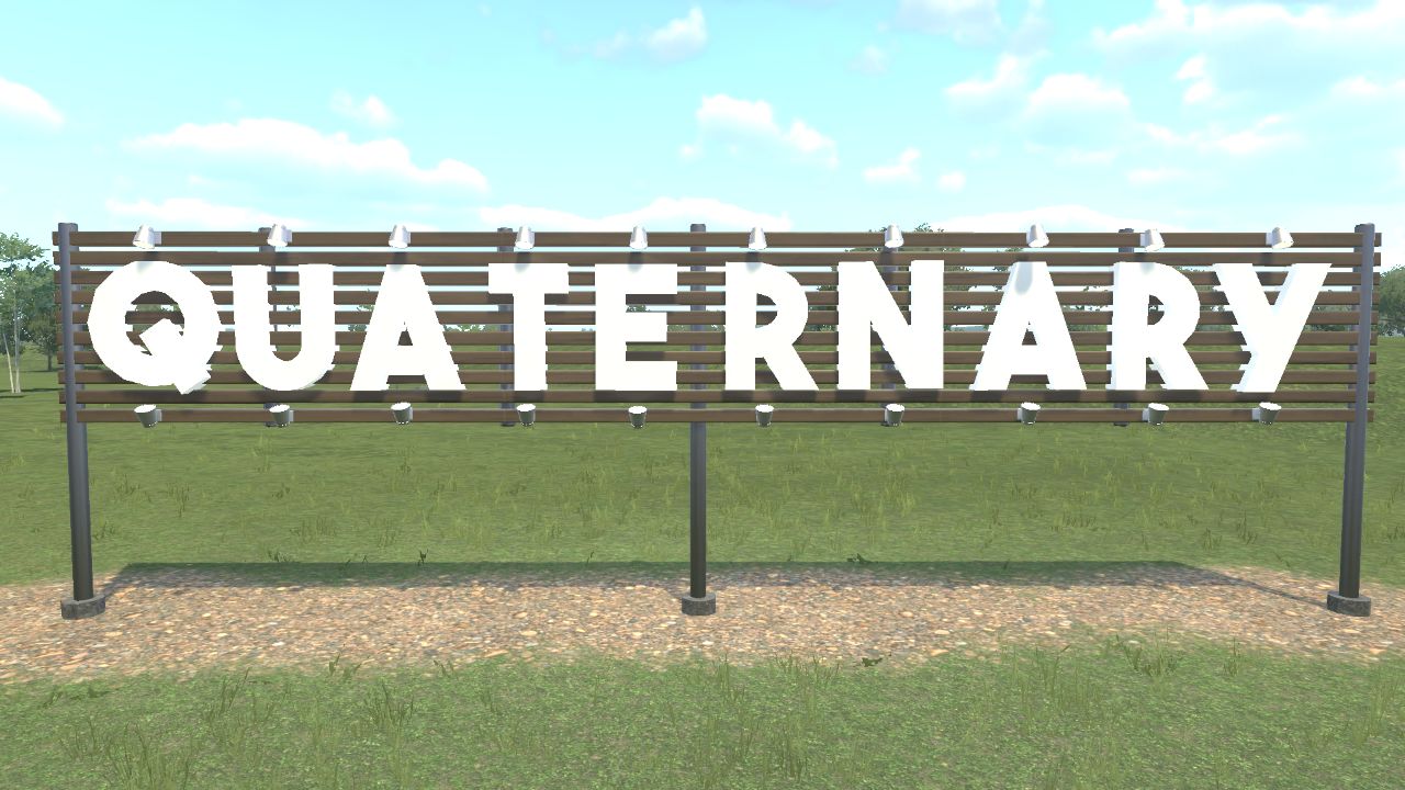 Sign - Quaternary