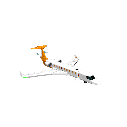 Gulfstream G280B Private Jet (Yellow) V4