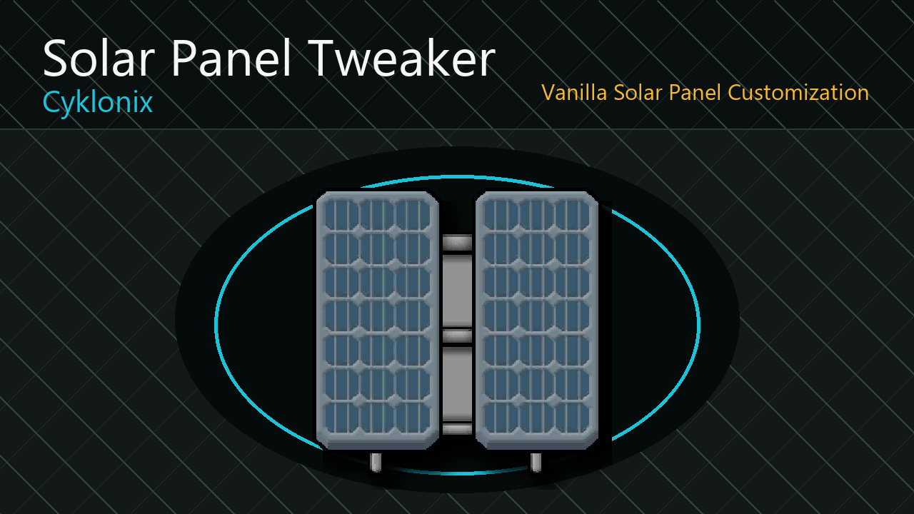 Solar Panel Tweaker