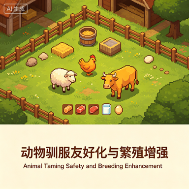 动物驯服友好化与繁殖增强 Animal Taming Safety and Breeding Enhancement