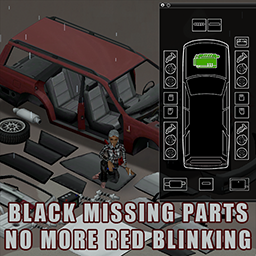 Black Missing Parts [b41] – Project Zomboid Mod