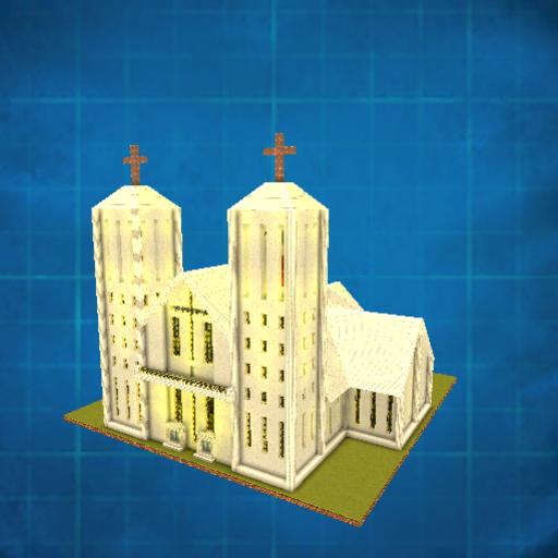 Eine moderne, klassische Kirche