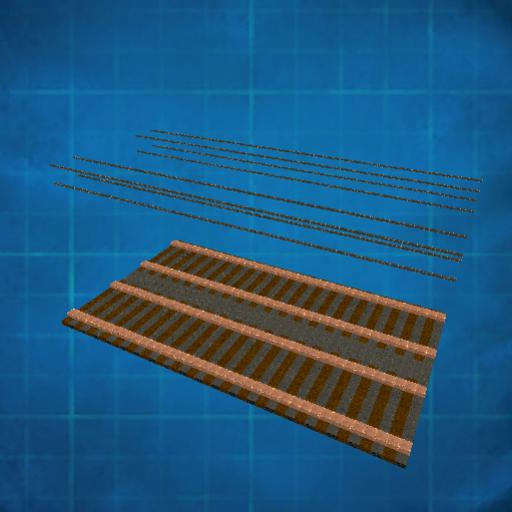 VIKY40CESKYSTAT TRAIN TRACK WITH GUIDANCE 2 PART