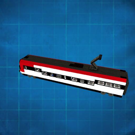 VIKY40CESKYSTAT  PASSENGER TRAIN WHITE RED 2.0