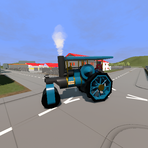 Covered stop Steamroller