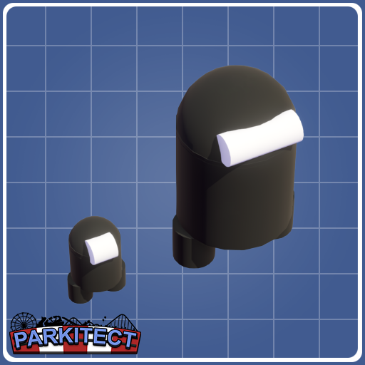 black (with mini crewmate)