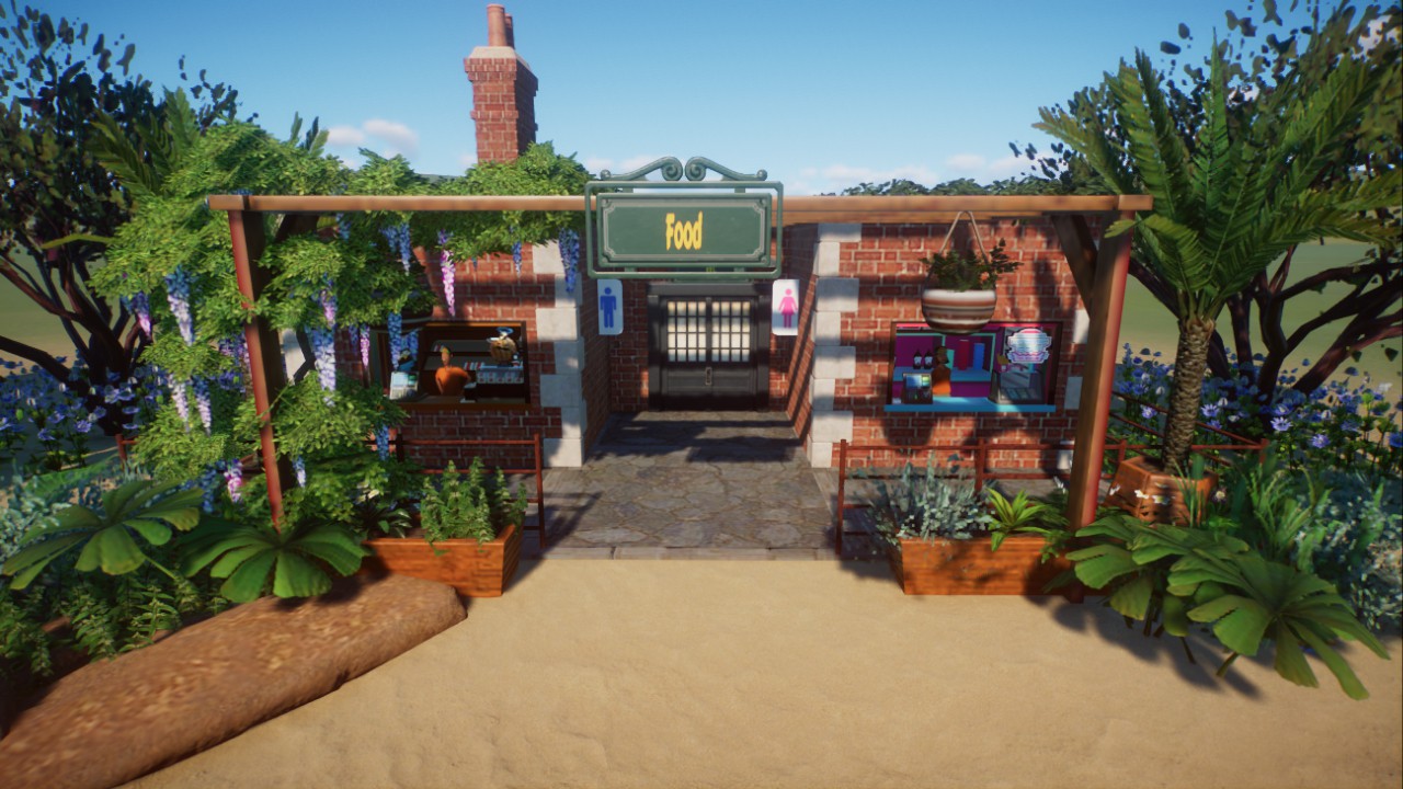 Food shop and WC Toilet