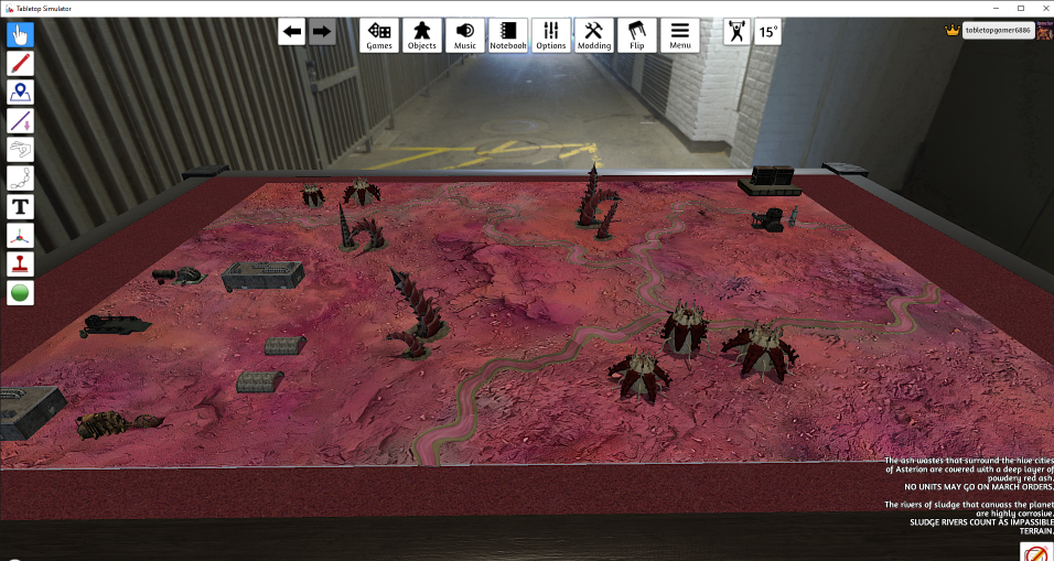 Epic 6mm sci-fi map: Asterion - Hive World