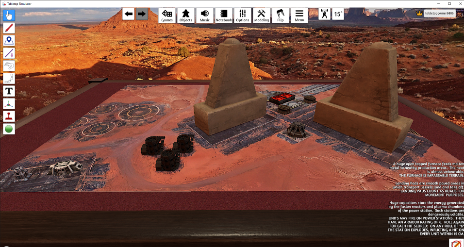 Epic 6mm sci-fi map: Cyclopea - Forge World