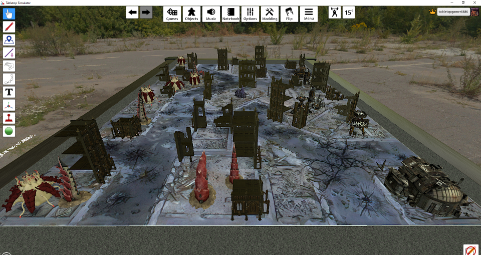 Epic 6mm sci-fi map: Lolita - War World