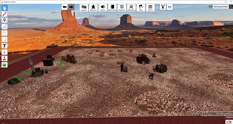 Epic 6mm sci-fi map: Manus Cenita - Hive World