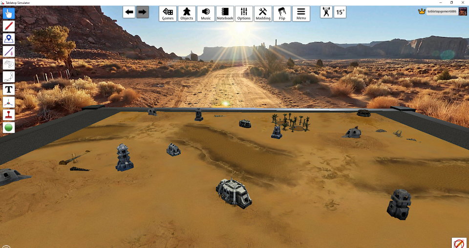 Epic 6mm sci-fi map: Sabriel - Frontier World
