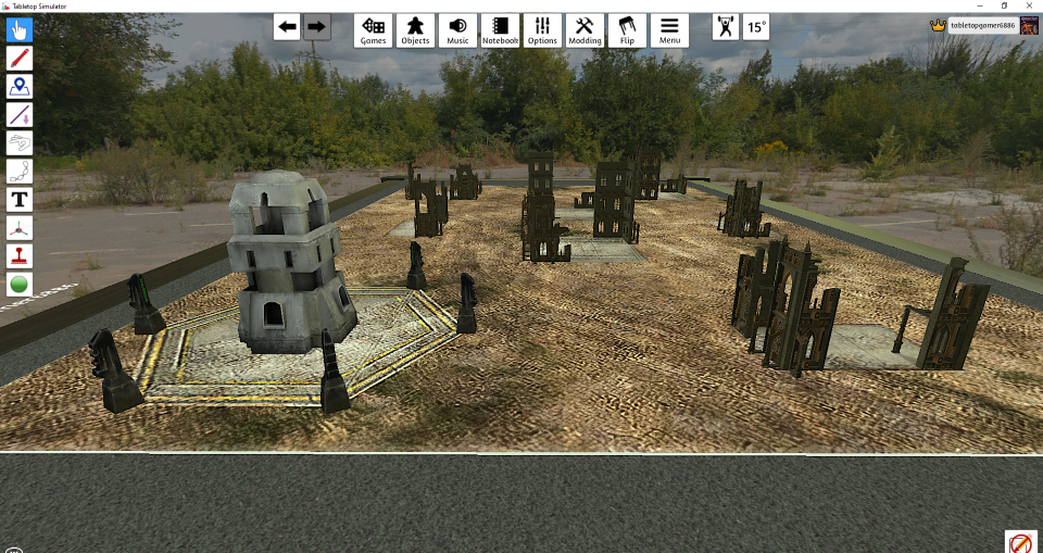 Epic 6mm sci-fi map: Sinophia - War World