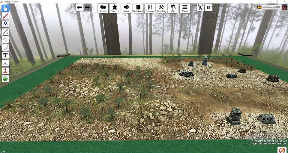 Epic 6mm sci-fi map: Sisk - Feudal World