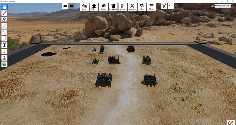 Epic 6mm sci-fi map: Sluris - Frontier World