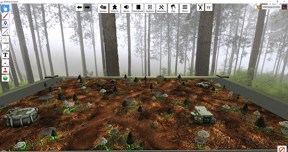 Epic 6mm sci-fi map: Thrax - Frontier World