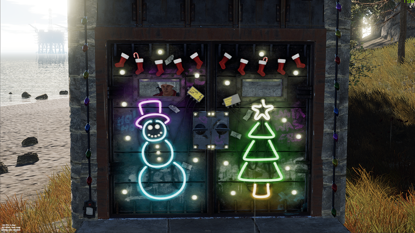 Christmas Bunker Double Door