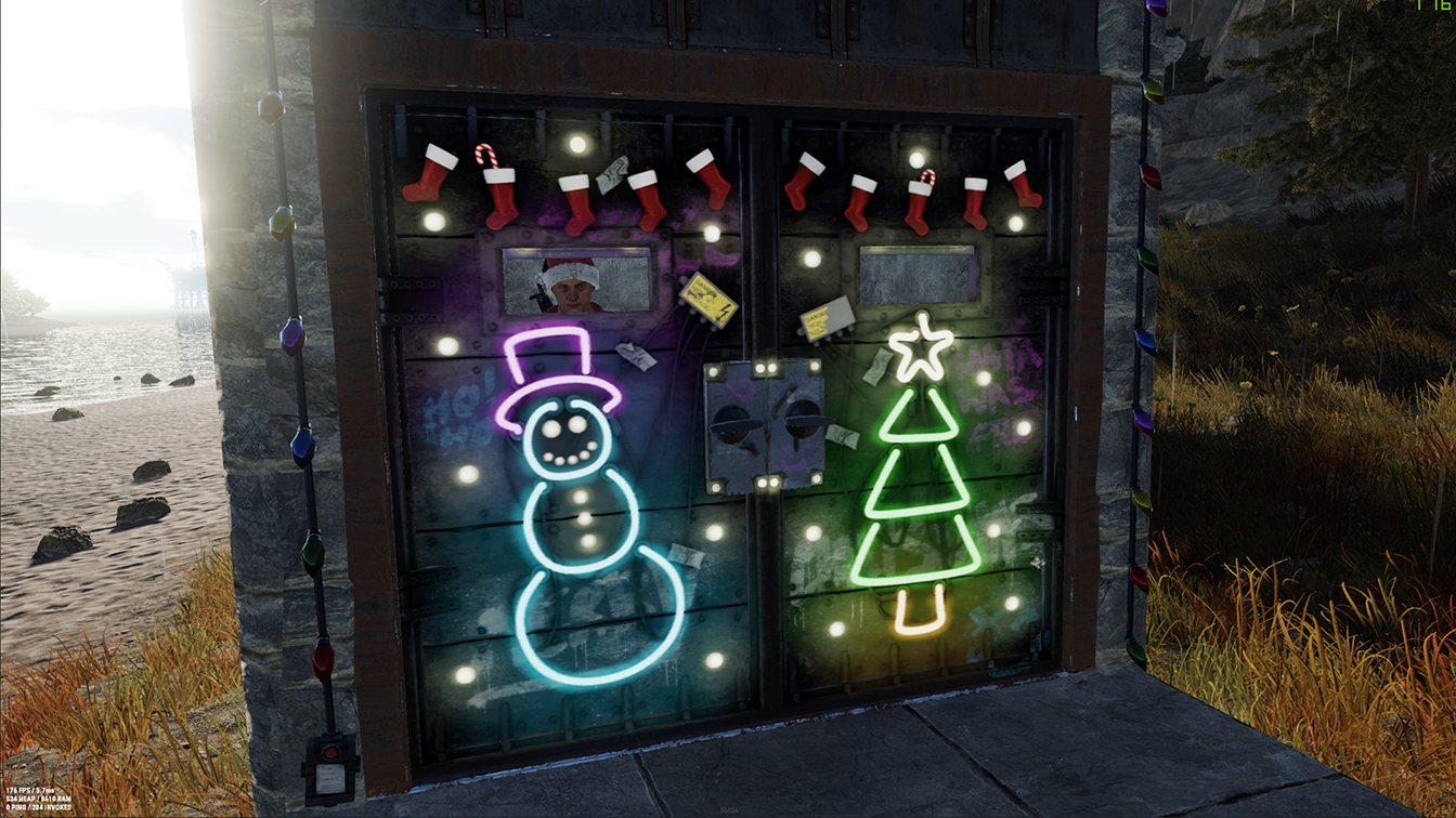 Christmas Bunker Double Door