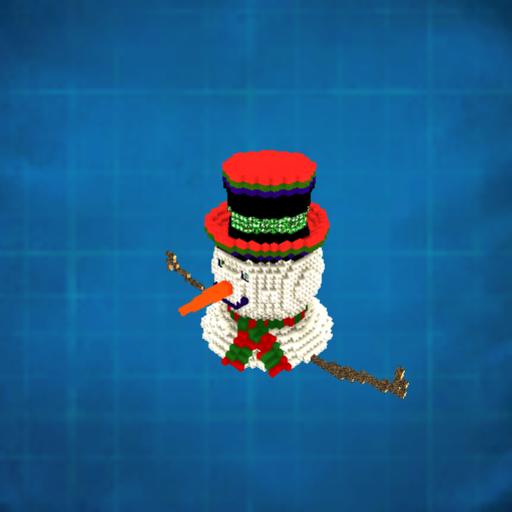 Ice Trog's Snowman Spaceship (top) preview