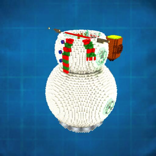 Ice Trog's Snowman Spaceship (bottom) preview