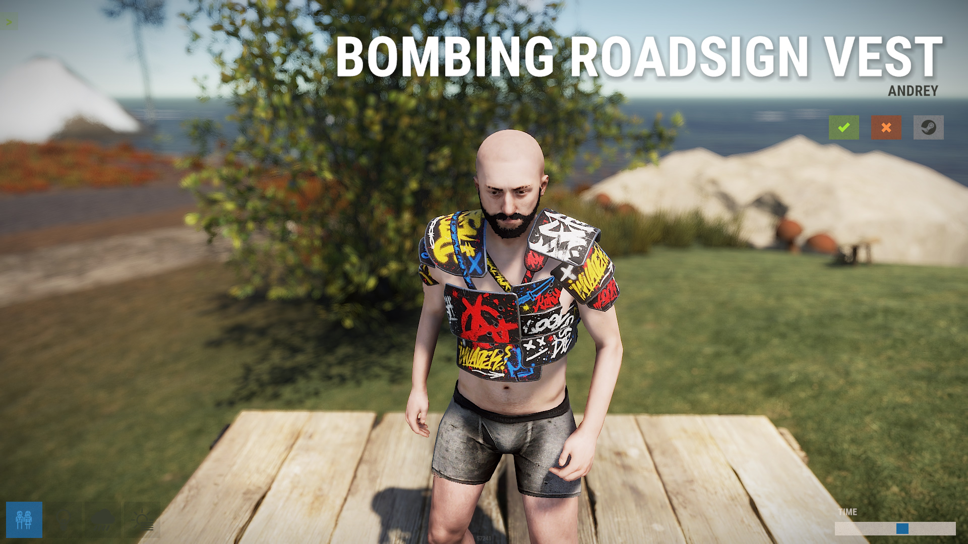 Bombing Roadsign Vest