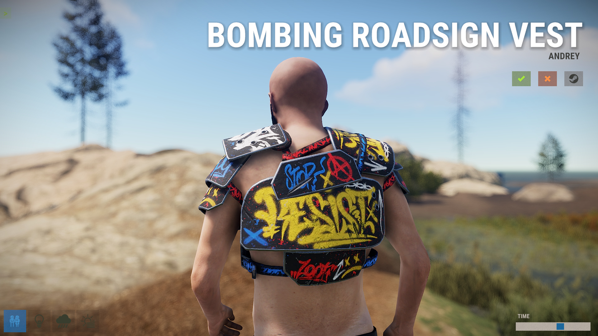 Bombing Roadsign Vest