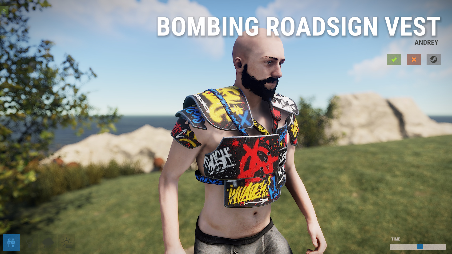 Bombing Roadsign Vest