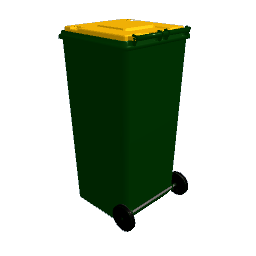 Wheelie Bin Yellow