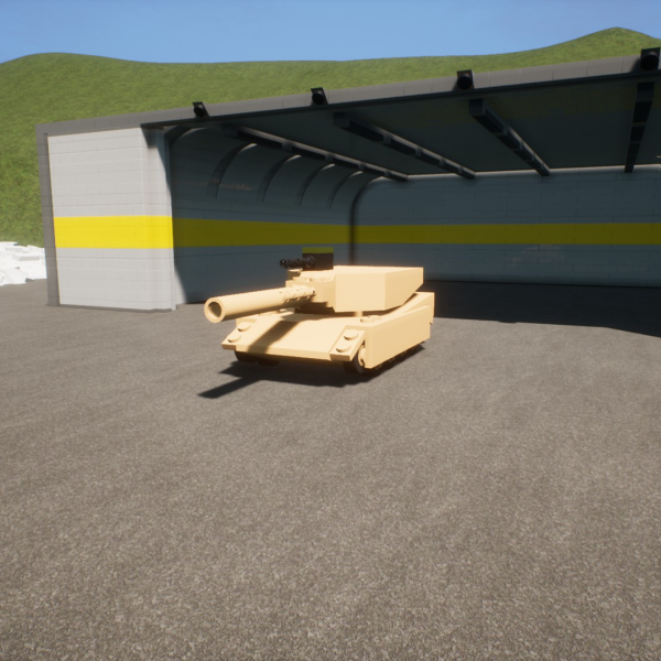 Tiny Tires Cannon Tank - Abrams