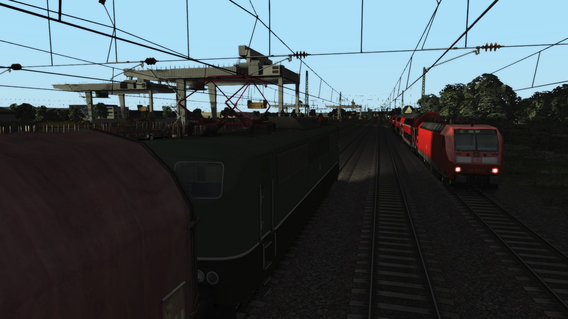 [GD] BR151 Gueterzug Koeln Eifeltor - Bruehl
