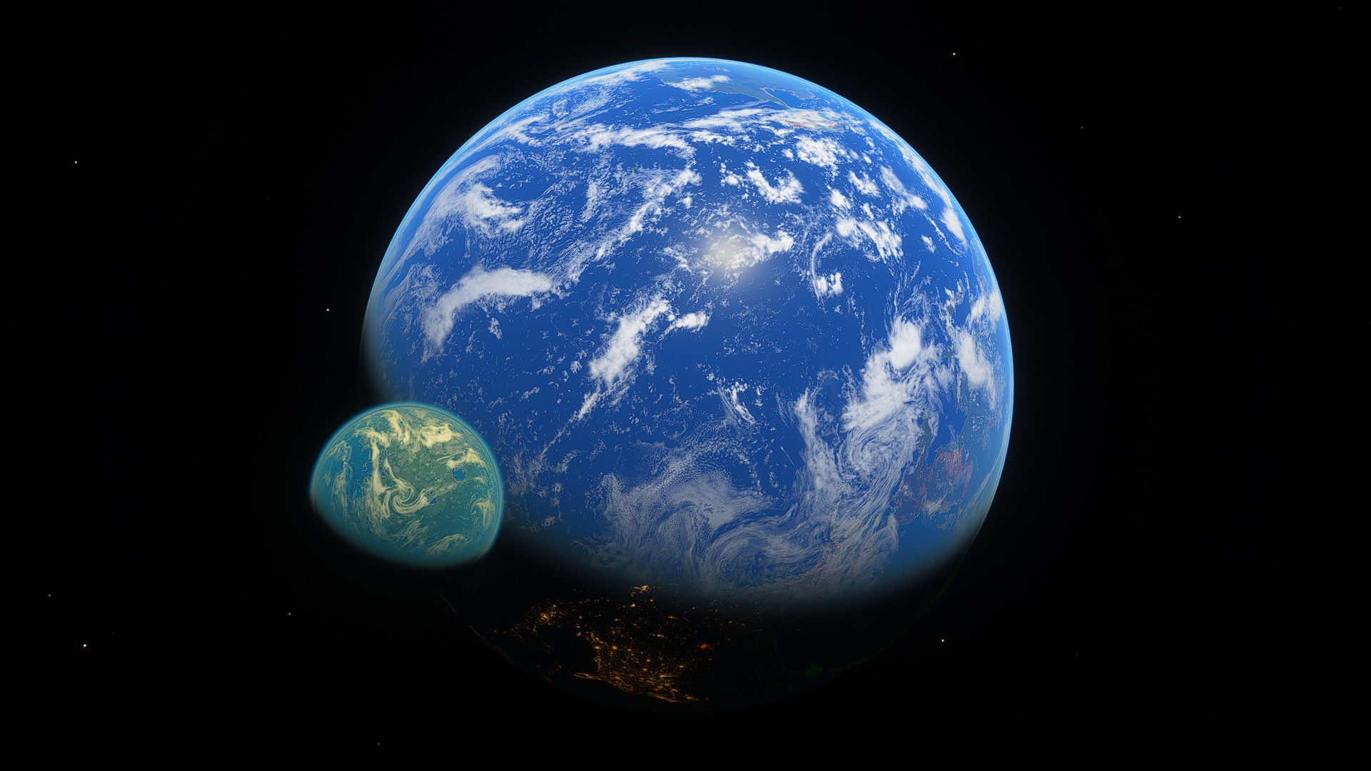 Terraformed Solar System
