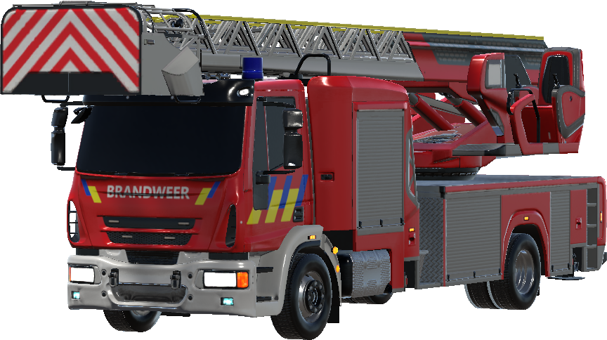 Belgian Scania Aerial truck
