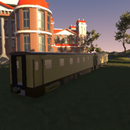 Sandvian Railways Passenger Car x2