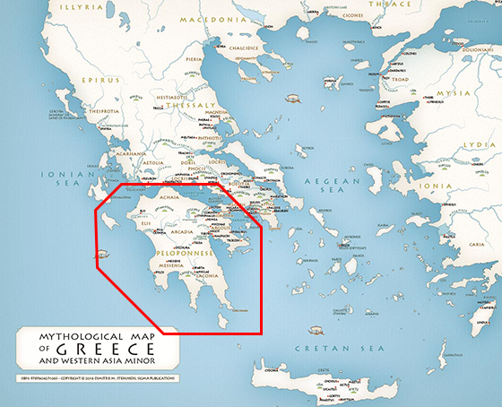 The Peloponnese (3p)