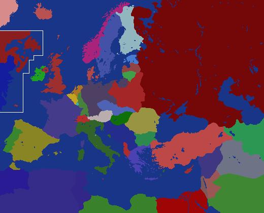 Extendent Europe + America (Provinces) - 1930