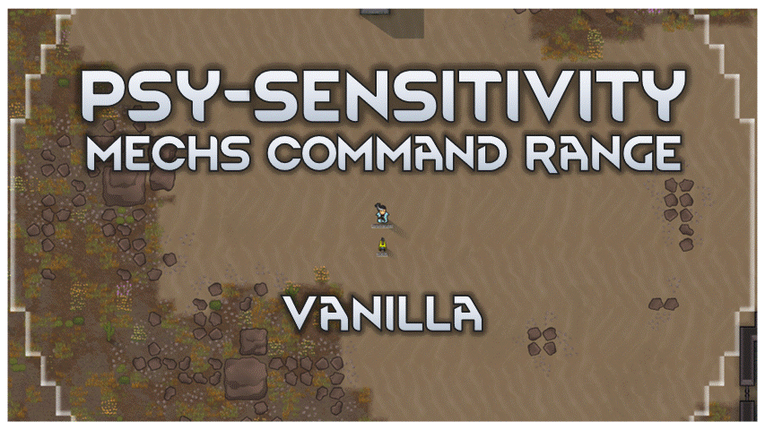Mechs Command Range by Psychic Sensitivity