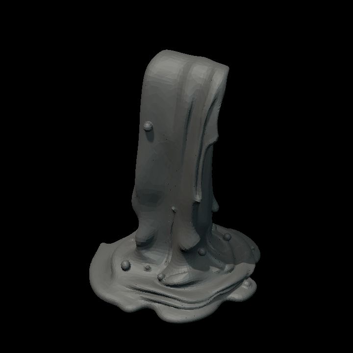 Colourable waterfall liquid