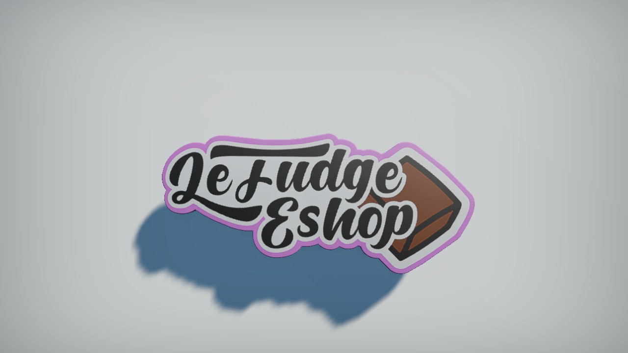 Sign Le Fudge Eshop 3m