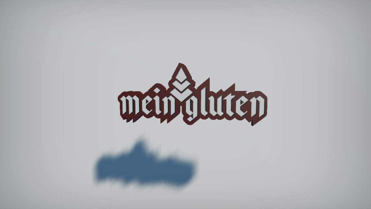 Sign Mein Gluten 1m