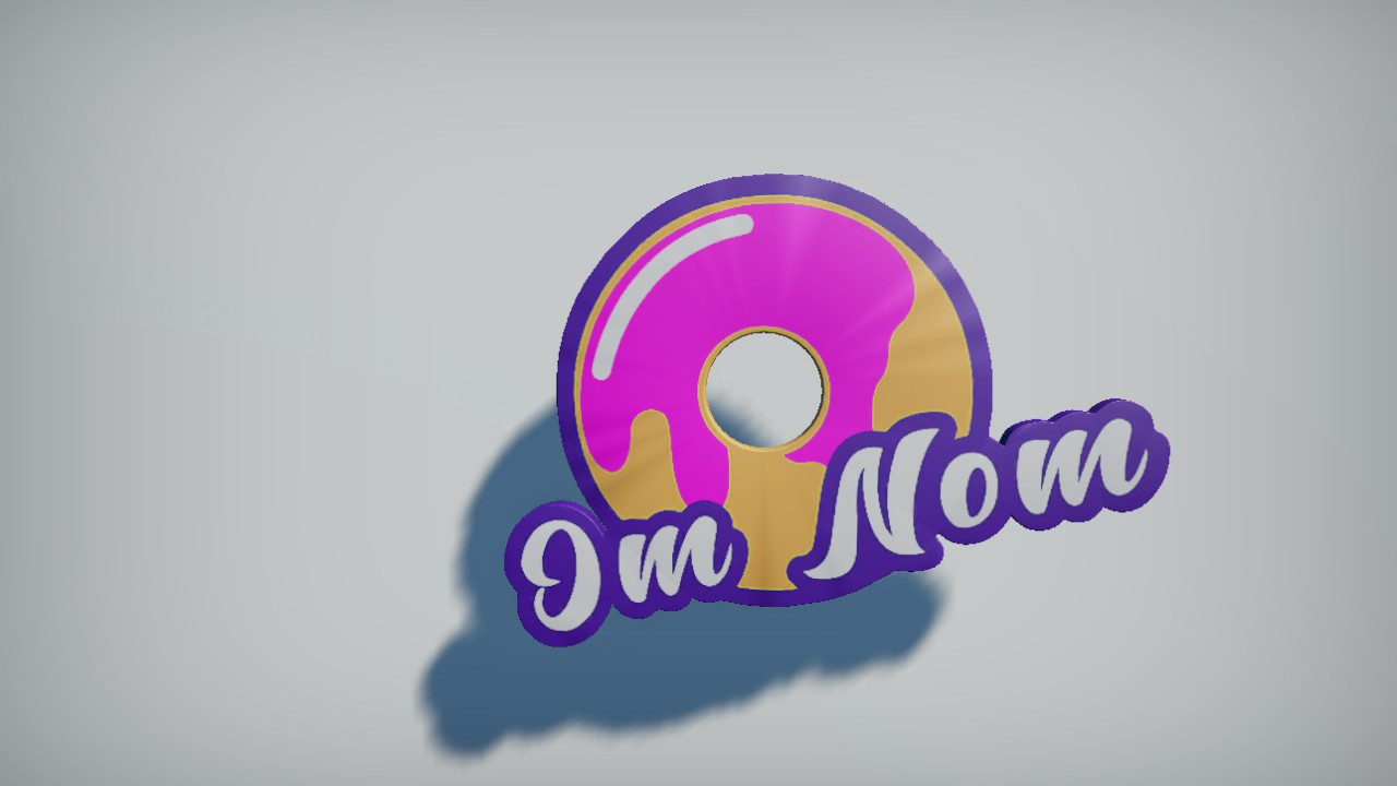 Sign Om Nom 2m