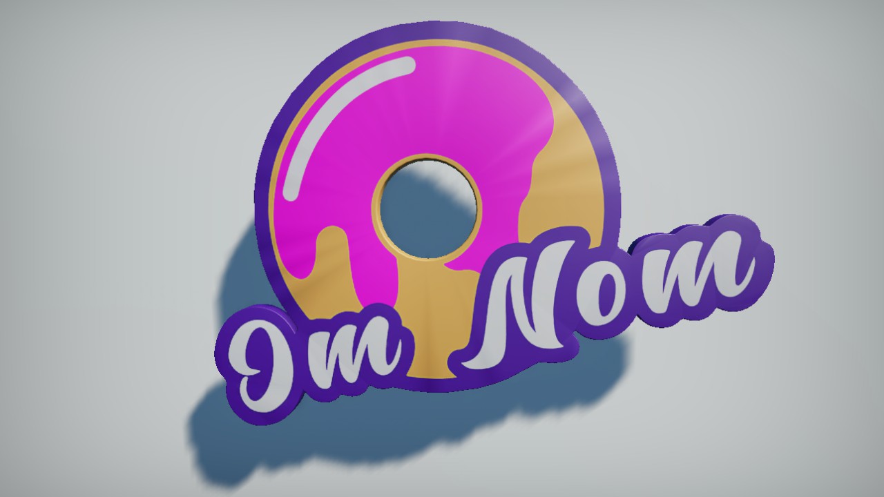 Sign Om Nom 3m